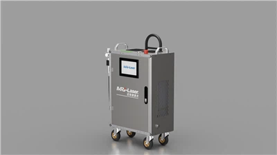 Сребрист цвят 200W Лазерен почистващ препарат за багаж за почистване на метал